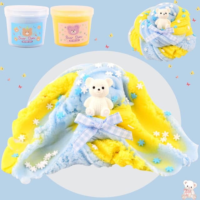 Detalle 2 de Cute Stuff 4 Pack Cloud Slime Kit for Kids