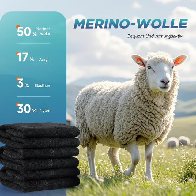 Detalle 2 de TANSTC Merino Socken Herren 3 Paar