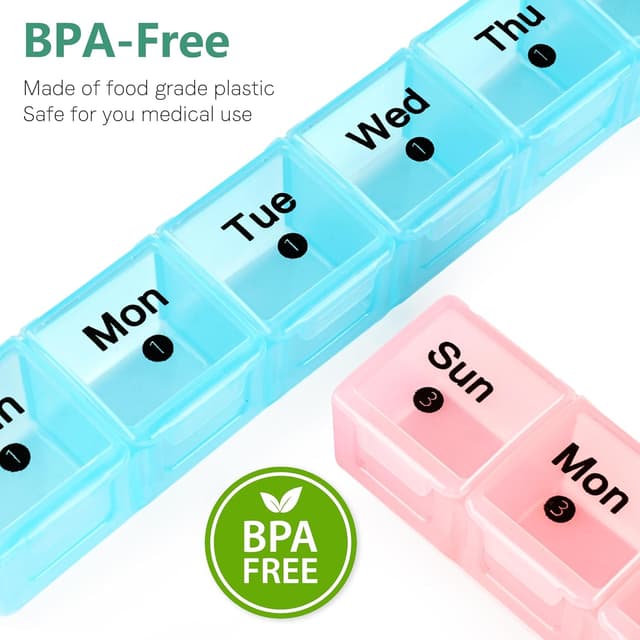 Detalle 2 de FHORAIN Monthly Pill Organiser 23.8 x 14.6 cm