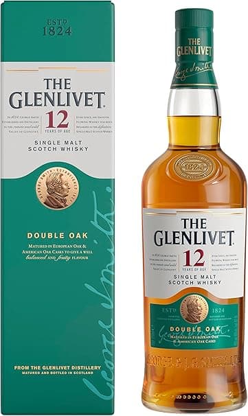 Detalle de The Glenlivet 12 Años Whisky Escocés de Malta 🥃 700 ml