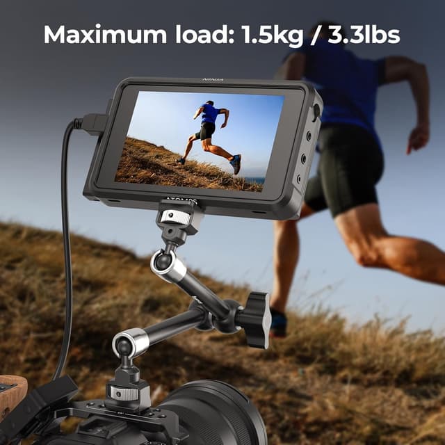 Detalle 2 de SMALLRIG 11" Magic Arm 5309 mit 1/4“-20 Schrauben und 360° Doppelkugelkopf (bis 1,5 kg)