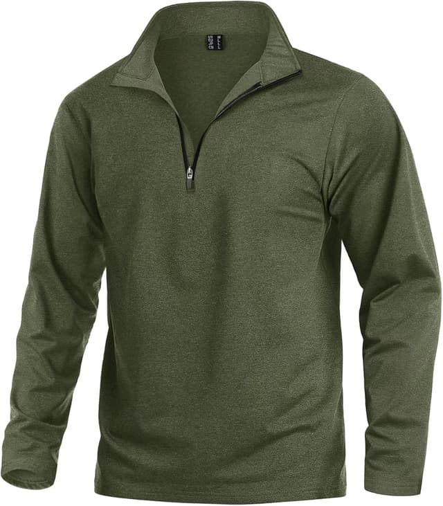 Detalle de Fleece 1/4 Zip Funktionsshirt mit Stretch