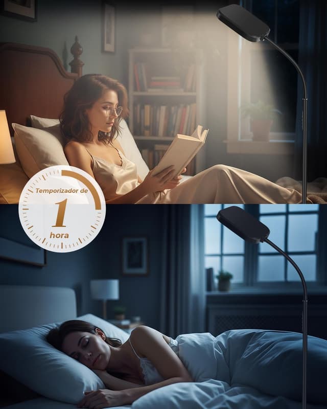 Thumbnail 6 de Lámpara de pie LED regulable 18W 1850 lm