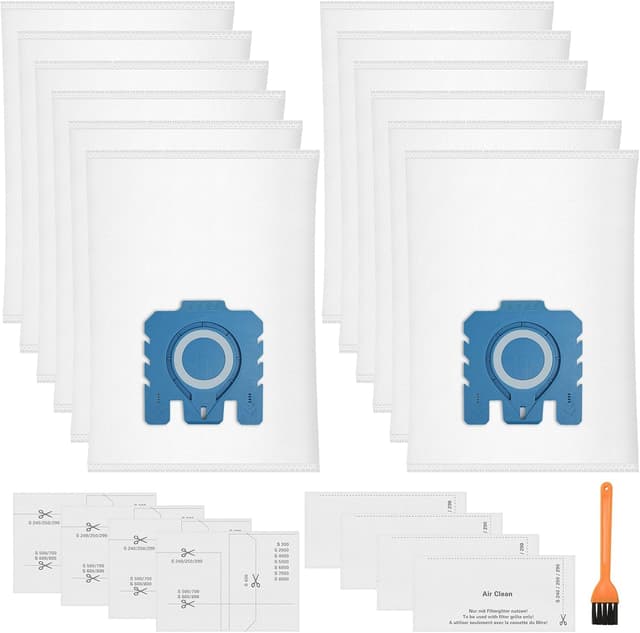 Imagen de 12 Pack GN 3D Efficiency Dust Bags 9917730 en OfertitasTOP