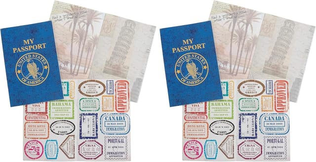 Thumbnail 5 de Passport Sticker Book for Kids Set of 12