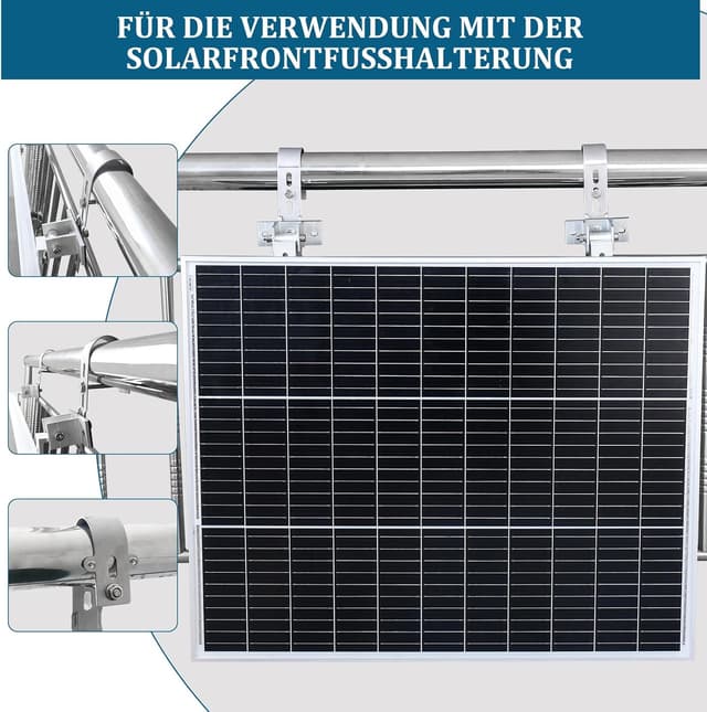 Detalle de Solar Haken Balkon Halterung 2-teilig