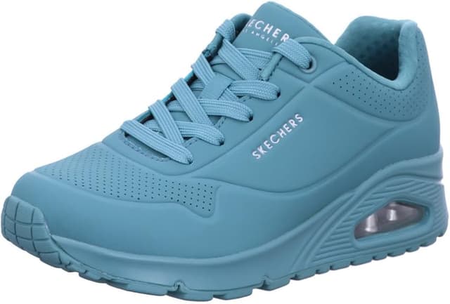 Imagen de Skechers Uno Stand On Air Zapatillas Mujer 🏃♀️ Teal Durabuck en OfertitasTOP