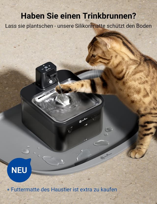 Thumbnail 5 de DownyPaws 2,5L Trinkbrunnen für Katzen 4000mAh 💧🐱