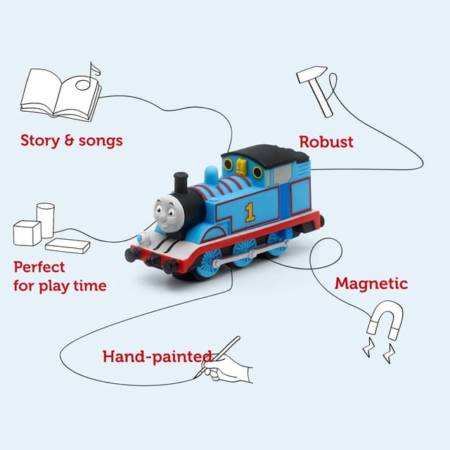 Detalle de tonies Audio Character for Toniebox – Thomas the Tank Engine: The Adventure Begins (Adapted Audiobook)