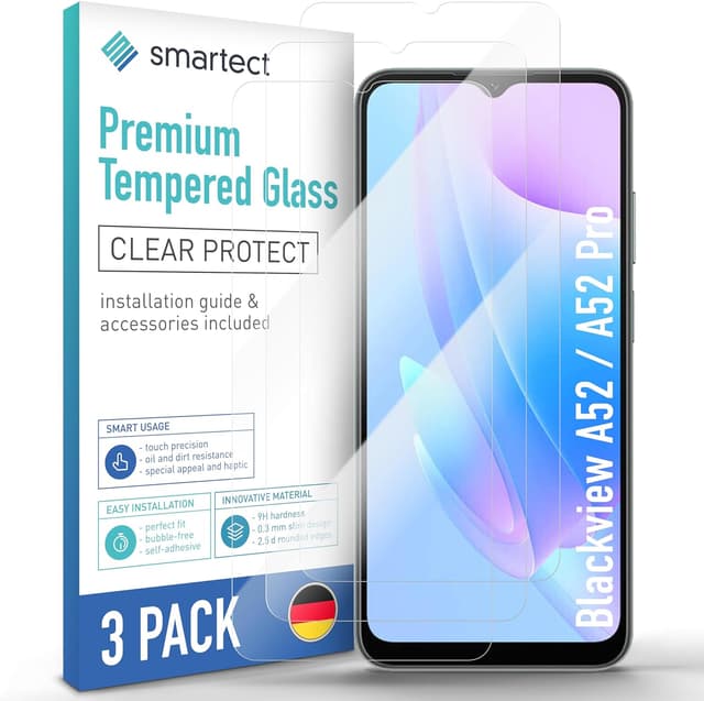 Detalle de smartect Cristal Templado pzas para Blackview A52