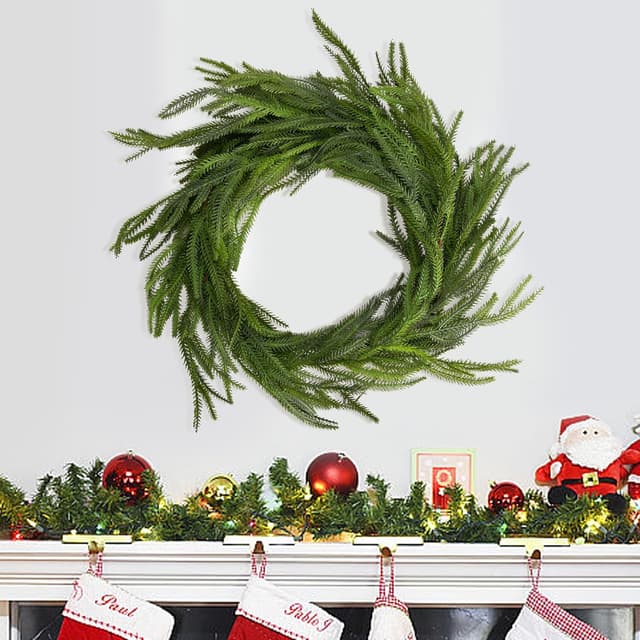 Detalle 2 de 6 Ft Norfolk Pine Garland for Christmas ๐