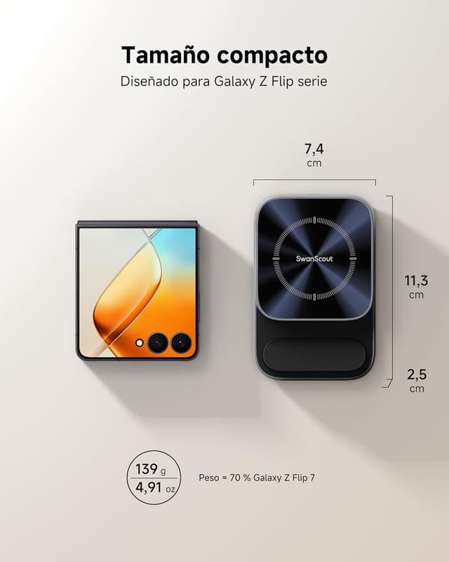 Thumbnail 6 de SwanScout 508F Cargador inalámbrico 15 W para Z Flip