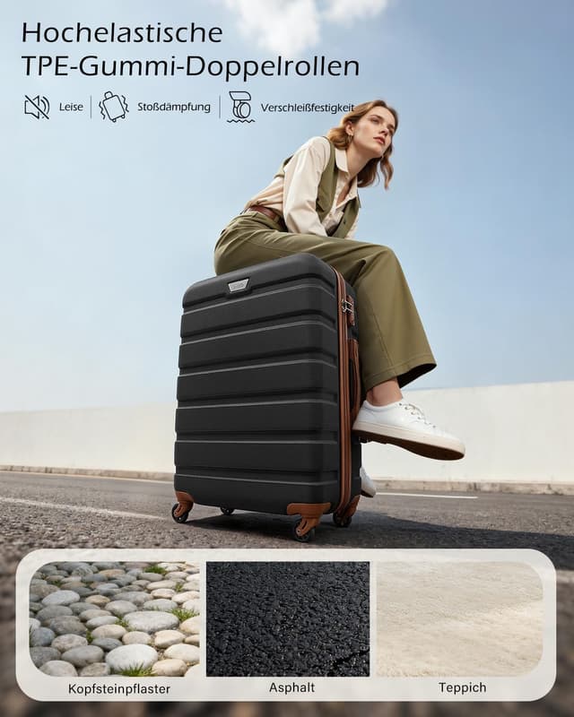 Thumbnail 2 de Coolife Mittelgroßer Koffer 67 cm