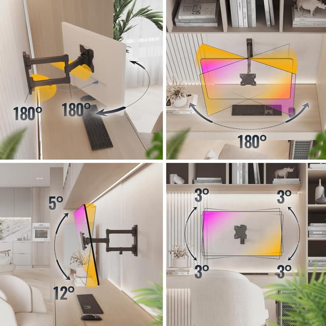 Thumbnail 2 de RICOO S3911 Support mural TV 13-27"