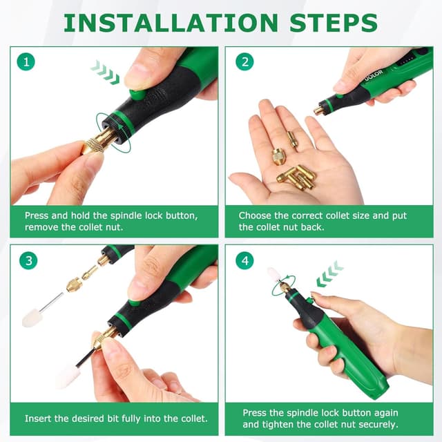 Thumbnail 5 de Uolor Mini Cordless Rotary Tool 20,000 RPM