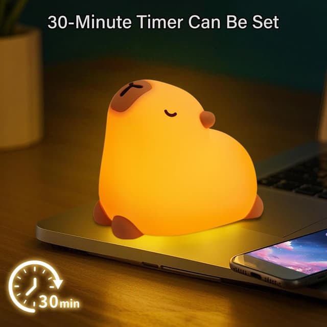 Detalle 2 de AmmToo Capybara veilleuse enfant 3000 K