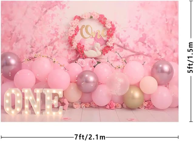 Thumbnail 2 de MEHOFOND 7x5ft Birthday Photo Backdrop