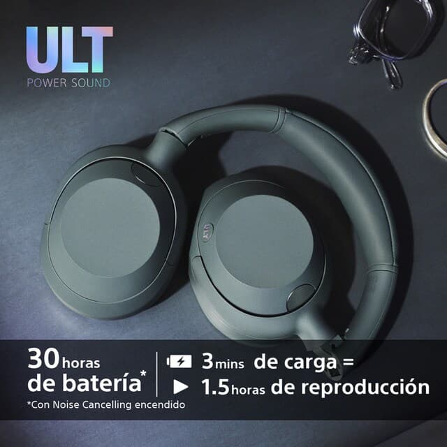 Detalle 2 de Sony ULT WEAR Auriculares Bluetooth con cancelación de ruido, 30 h