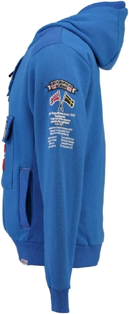 Detalle 2 de Geographical Norway GYMCLASS sweat à capuche bleu électrique XXL ⚙