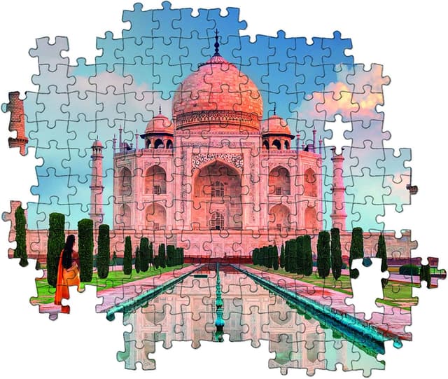 Detalle de Clementoni Collection Taj Mahal (31818) puzzle adulti da 500 pezzi, Made in Italy