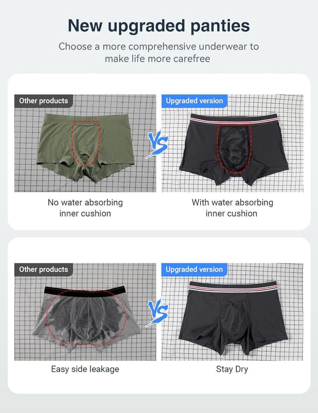 Thumbnail 6 de CARER Boxers coton 80 ml incontinence grossesse