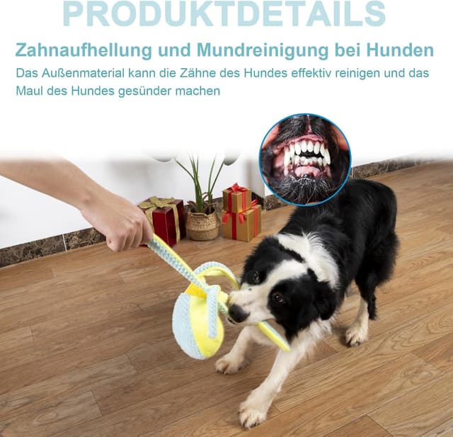 Thumbnail 3 de YIFRHYO Hundespielzeug Tauziehen 24,5 cm