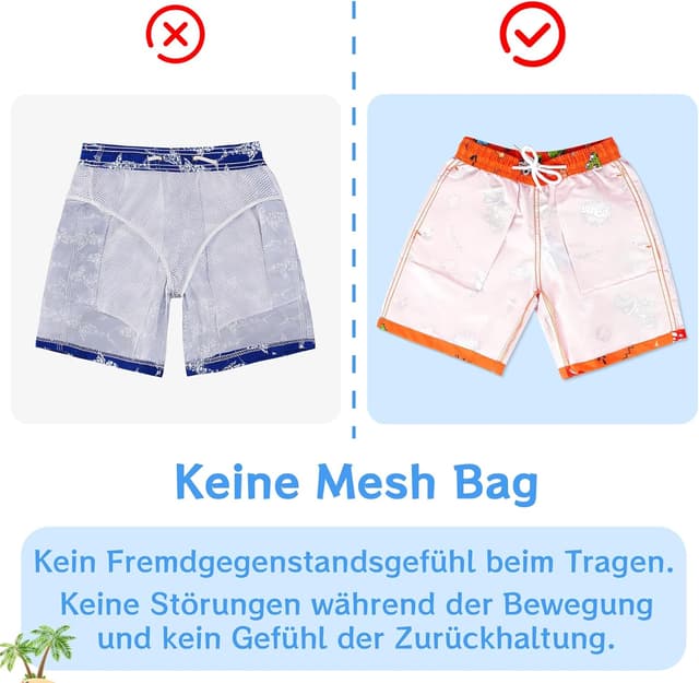 Detalle 2 de LAETBBE Jungen-Badeshorts 3-12 Jahre