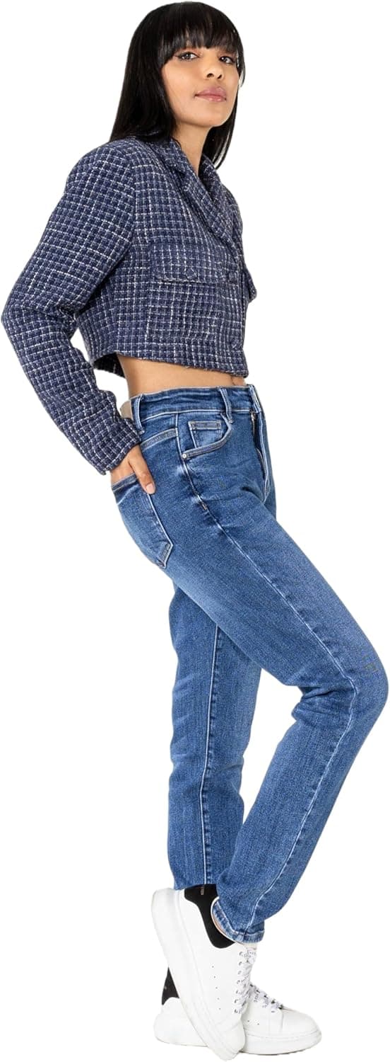 Thumbnail 6 de Nina Carter YY305 Damen High-Waist Mom Jeans