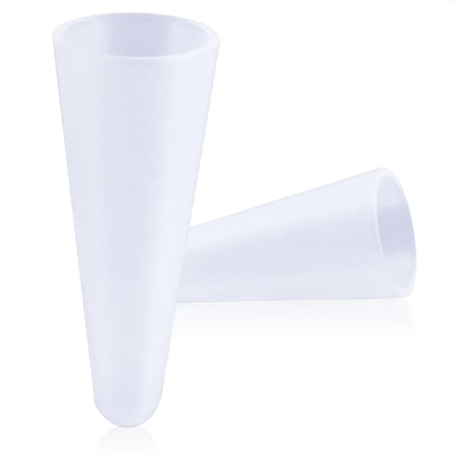 Thumbnail 6 de com-four 2x Schultüten Spitzenschutz aus Kunststoff – transparente Aufsteck-Spitze (Ø 2 cm) zum Schutz der Einschulungstüte