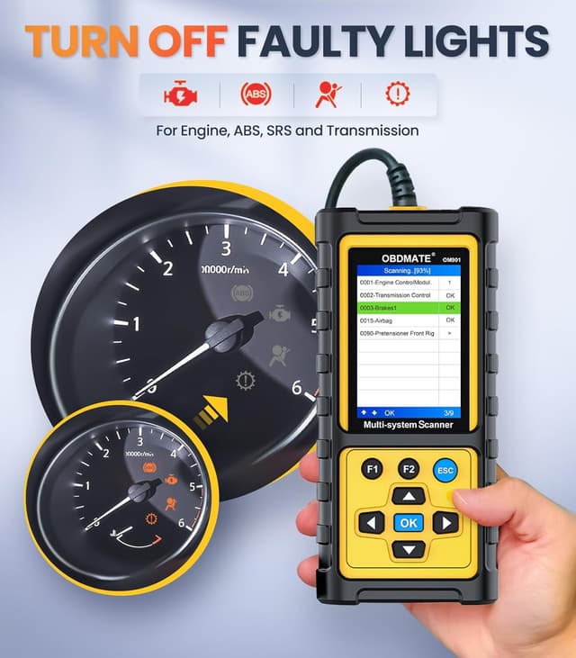 Detalle 2 de OBDMATE OM901 OBD2 Scanner 3.5
