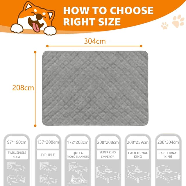 Thumbnail 5 de Waterproof Dog Blanket 208×304cm
