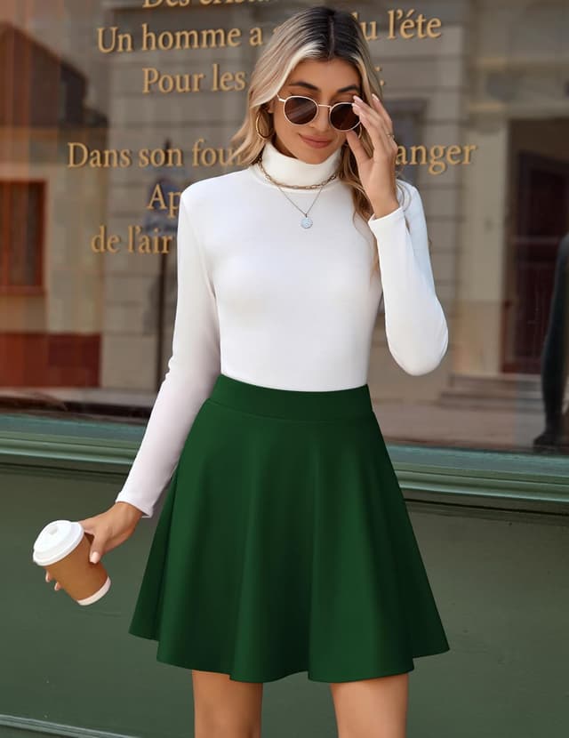 Thumbnail 2 de Zeagoo Gonna Corta Vita Elastica Mini Svasata