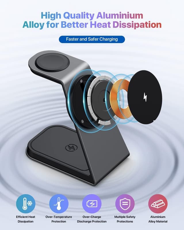 Detalle 2 de MagSafe 3 in 1 Wireless Charger Stand