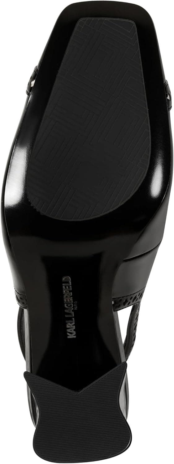Detalle 2 de Karl Lagerfeld Siofra Closed-Toe Slingback Pump 👠