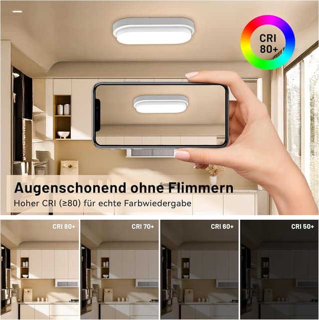 Thumbnail 4 de SUPTIDY 12W LED Kellerlampe IP54