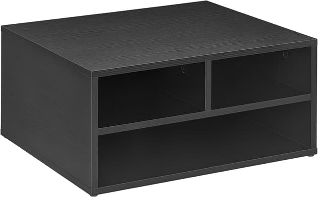 Detalle de HOMCOM Support Imprimante Caisson de Bureau Noir