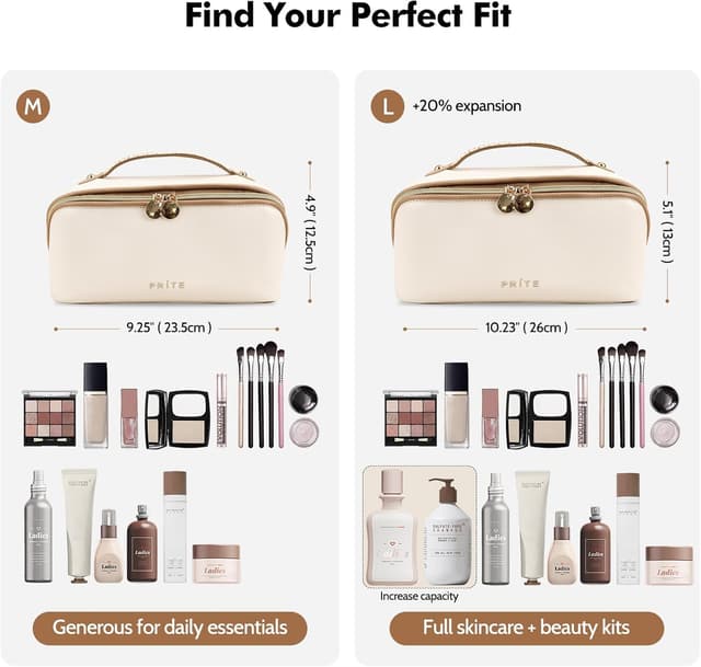 Thumbnail 1 de Prite Large Capacity Makeup Bag 1L