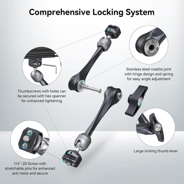 Thumbnail 4 de SMALLRIG 3959 Bras magique 11 pouces