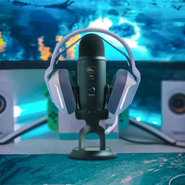 Thumbnail 7 de Blue Yeti Blackout – USB-Mikrofon mit 4 Richtcharakteristiken für Podcast, YouTube & Musik