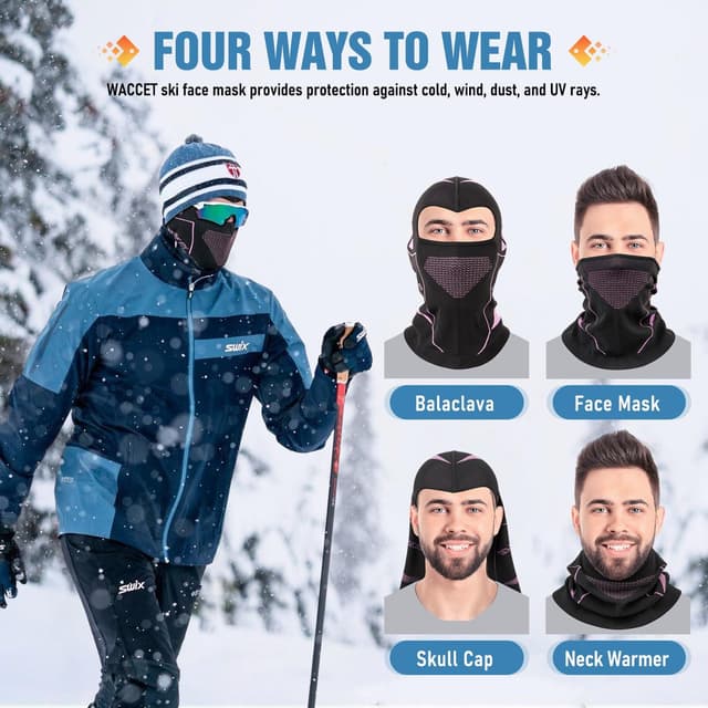 Thumbnail 6 de WACCET Passamontagna Moto Invernale 1 pezzo 🏍