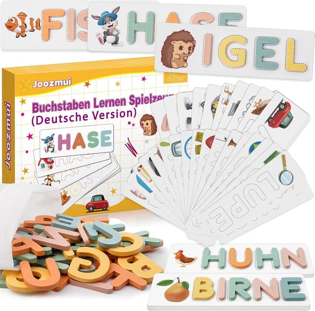 Detalle de Joozmui Montessori Steckpuzzle für Kinder 3–8 Jahre 🧩