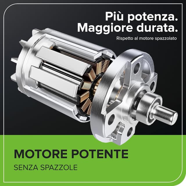 Detalle 2 de Greenworks 40V aspiratore soffiatore foglie con motore brushless e ventola trituratrice (GD40BV) – senza batteria