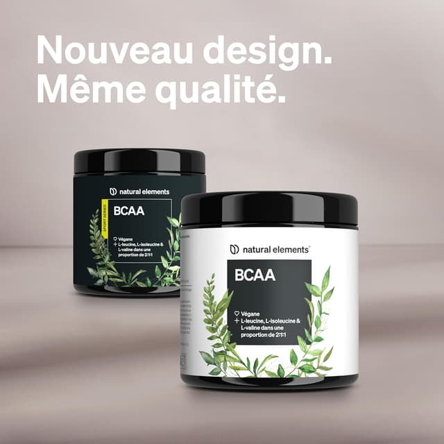 Detalle de BCAA – 360 petites gélules (leucine, isoleucine, valine) véganes – hautement dosées