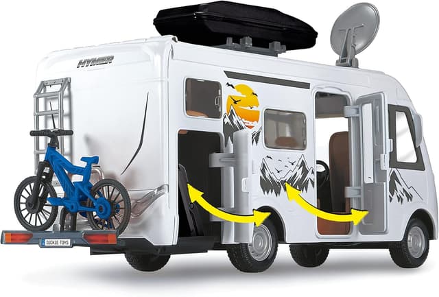 Thumbnail 4 de Dickie Toys Hymer Hymermobil B Class Van 🚐 Con Accesorios