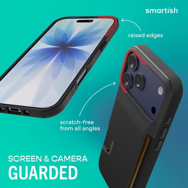 Thumbnail 5 de Smartish iPhone 17 Pro Max Wallet Case 6ft drop test