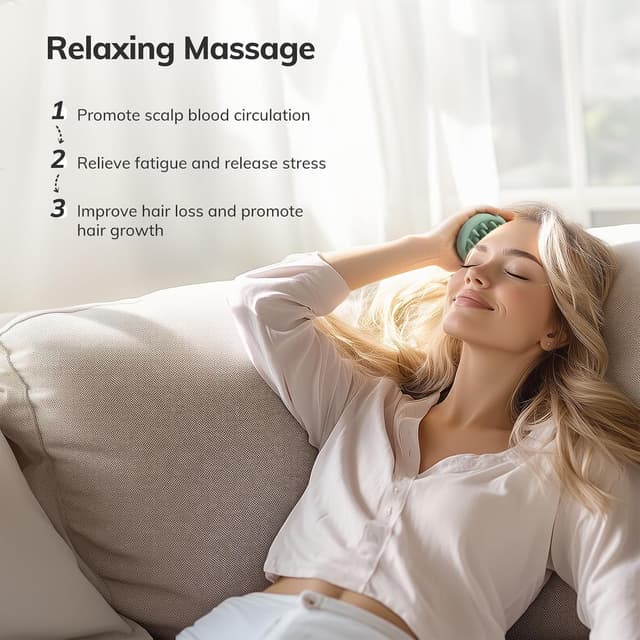 Thumbnail 5 de Sndyi Silicone Scalp Massager Brush