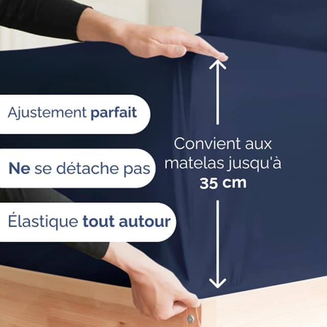 Detalle de CGK Unlimited ensemble draps bleu marine 4 pièces