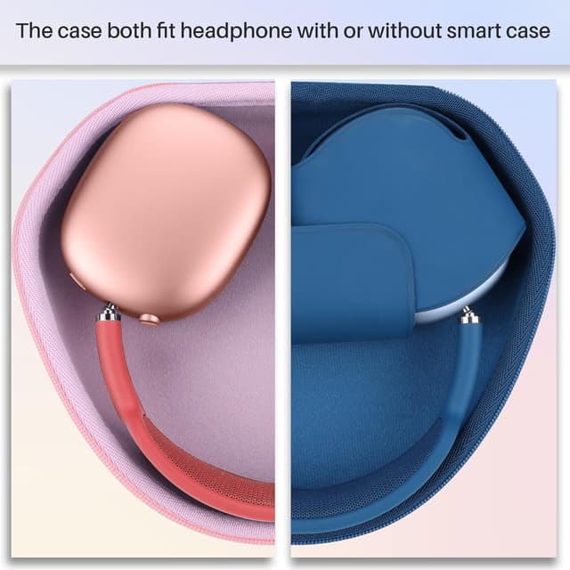 Thumbnail 1 de Lebakort Hart Tasche Hülle Etui für Apple AirPods Max (Erdbraun) – Schutz-Case mit Stauraum