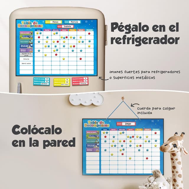 Detalle de Smart Panda Tabla de Recompensas 380 imanes