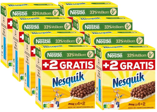 Thumbnail 4 de NESTLÉ NESQUIK Riegel 8er Pack 🍫